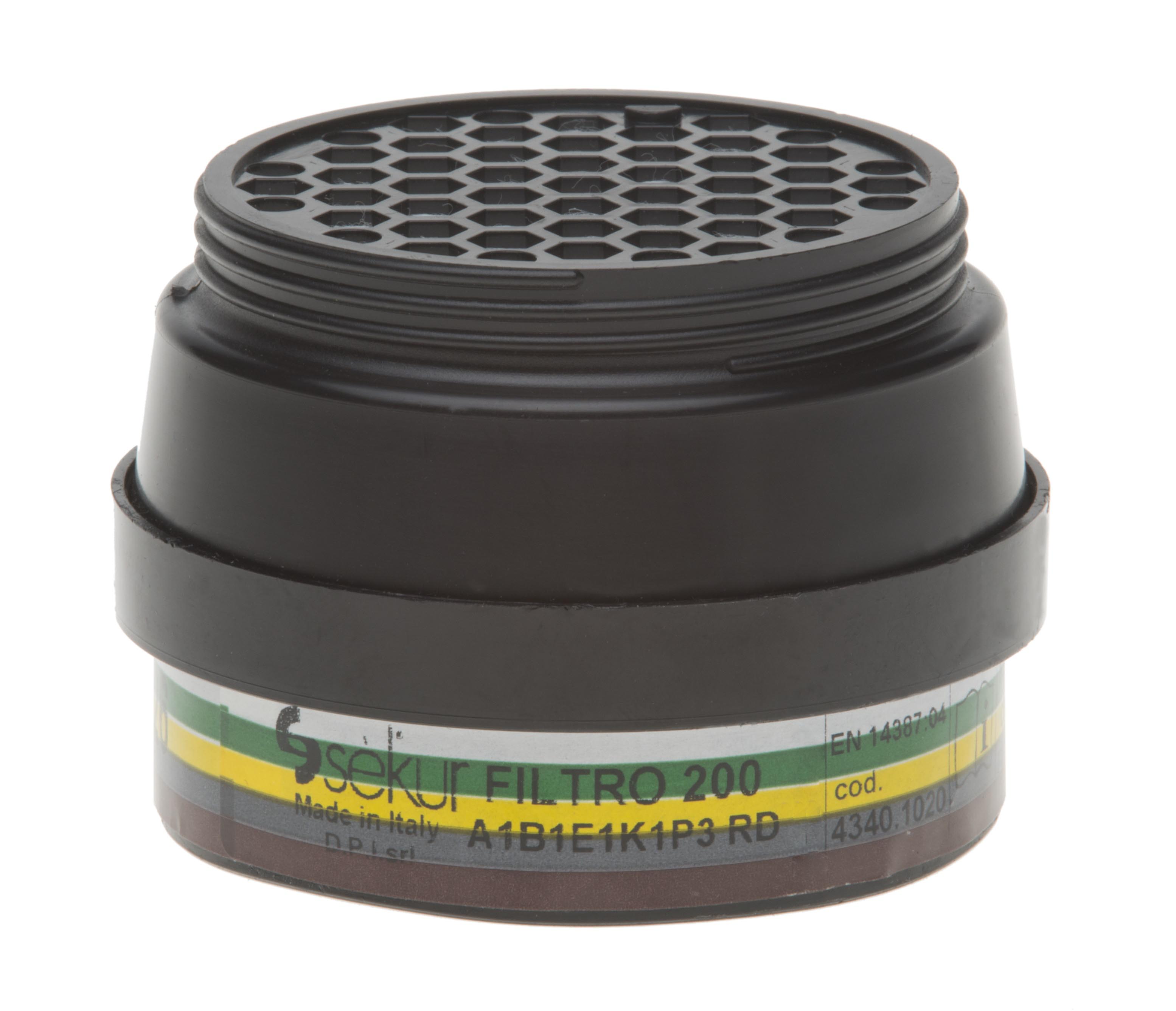 Mehrbereichs-Kombifilter 200 A1 B1 E1 K1-P3R D Mehrbereichs-Kombifilter 200 A1 B1 E1 K1-P3R D