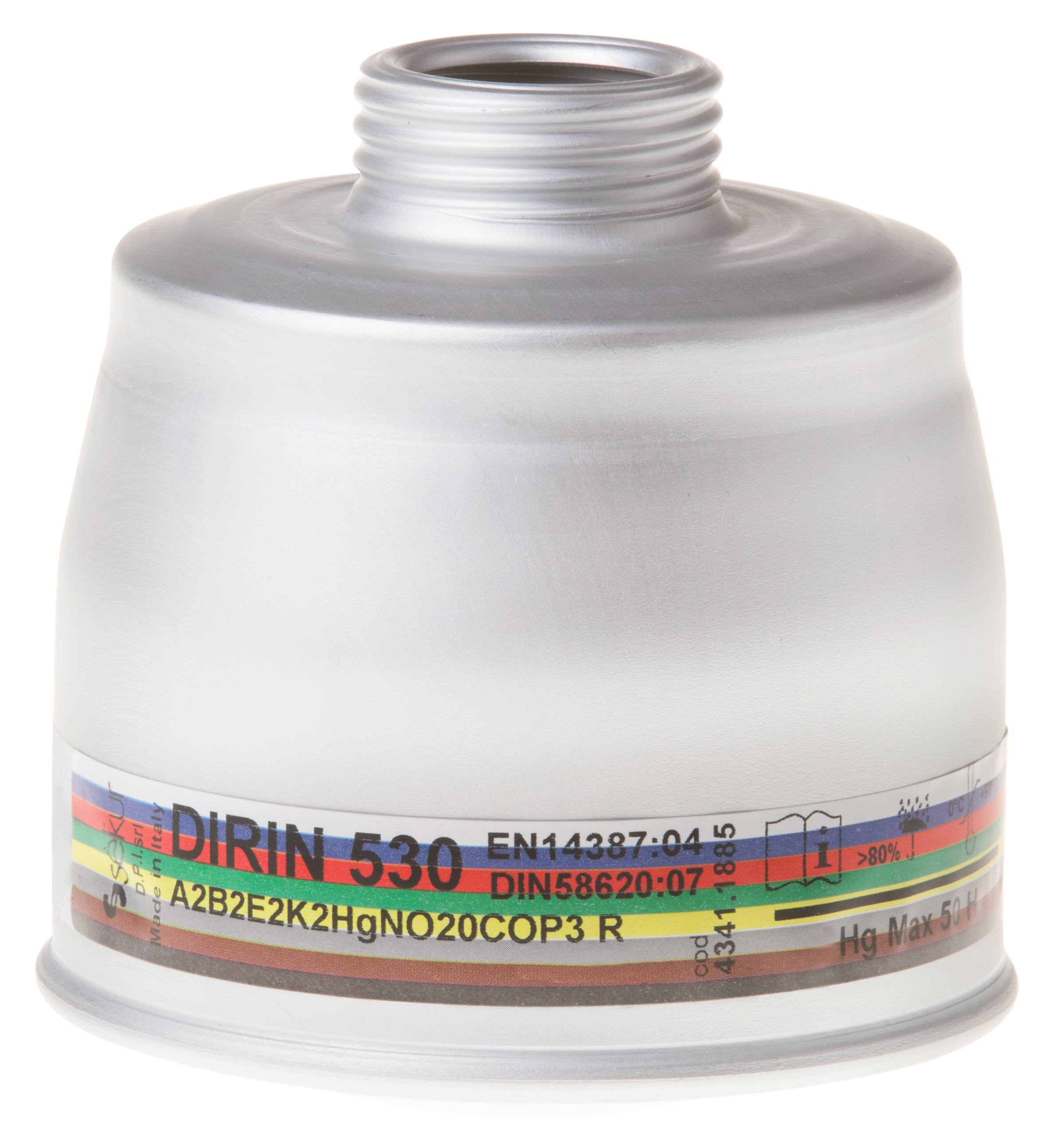 Mehrbereichs-Kombifilter DIRIN 530 A2 B2 E2 K2 Hg NO 20CO-P3R* Mehrbereichs-Kombifilter DIRIN 530 A2 B2 E2 K2 Hg NO 20CO-P3R*