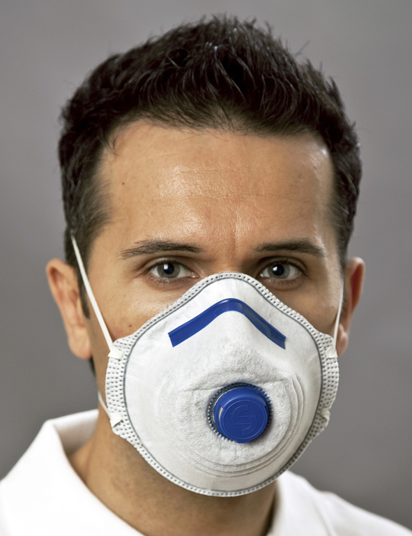 411-250-Kat-2012 Nuisance Odour Filtering Facepiece Mandil FFP2/Combi/V (12 pcs.)