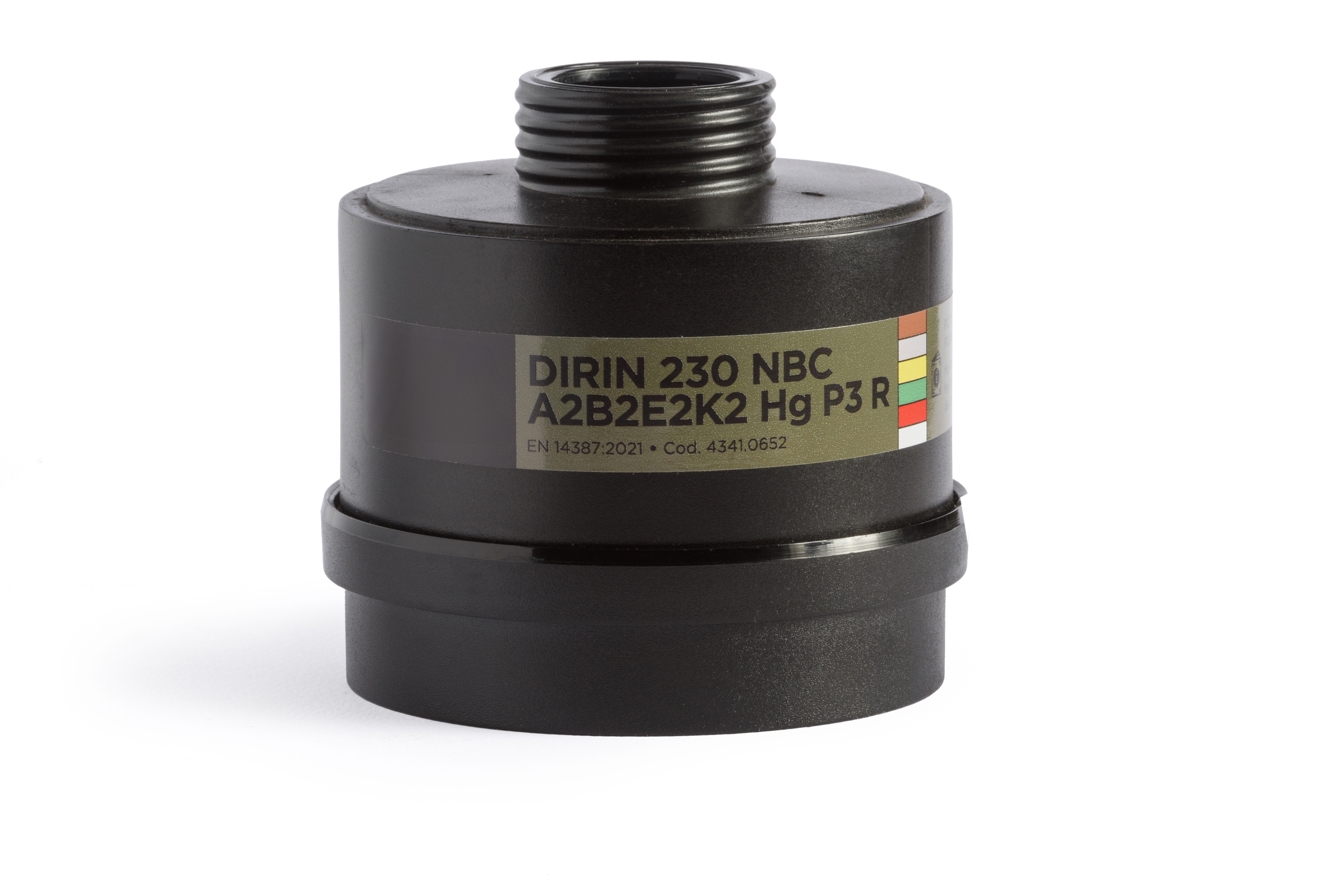 Mehrbereichs-Kombifilter DIRIN 230 NBC A2B2E2K2Hg-P3 R Mehrbereichs-Kombifilter DIRIN 230 NBC A2B2E2K2Hg-P3 R