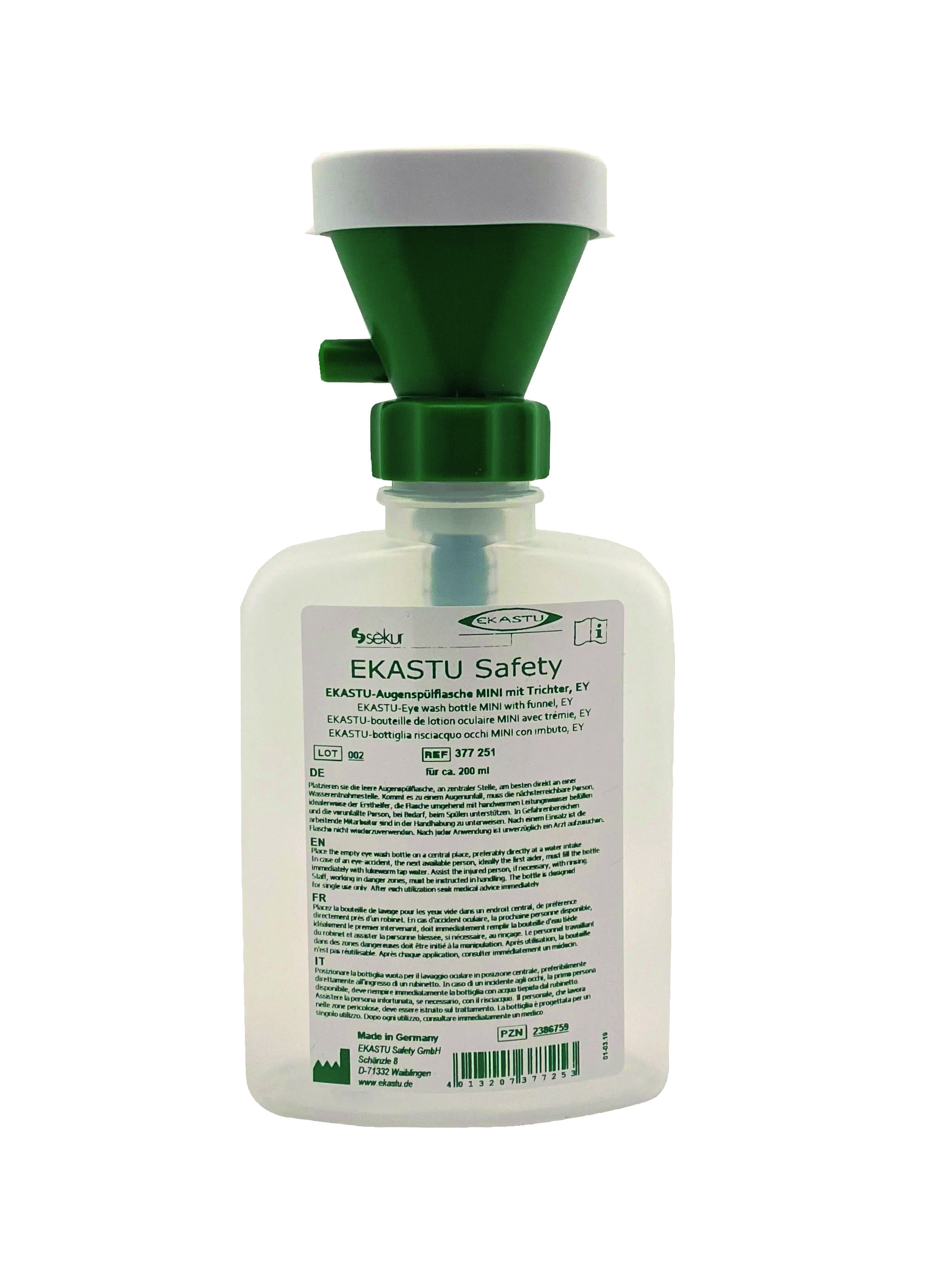 377-251_L_01-11-20 EKASTU Eye Wash Bottle MINI with funnel, EY