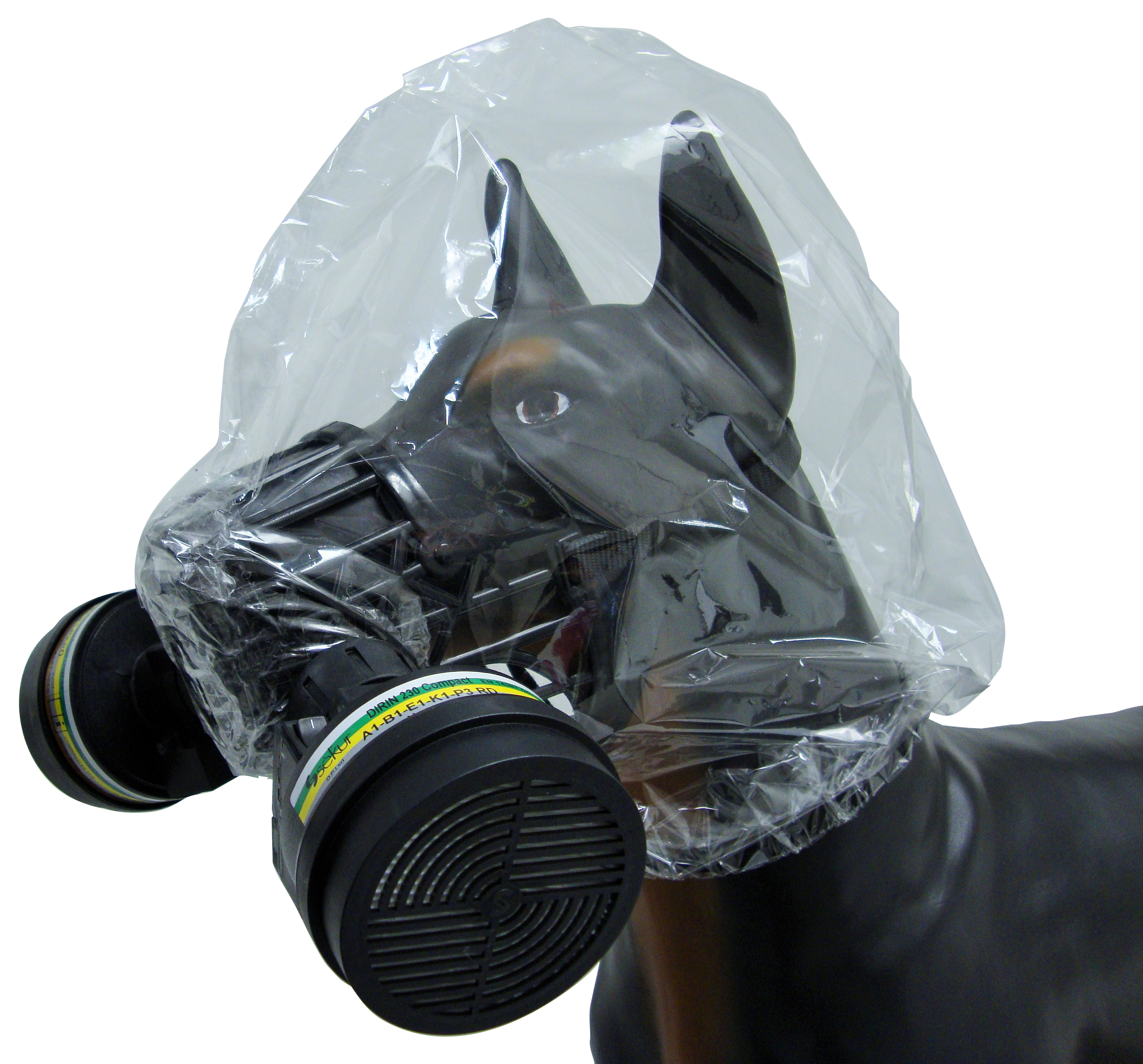 944-103587793595d553 Device with Hood for Escape FixiFlux, K9 Protection Dogs