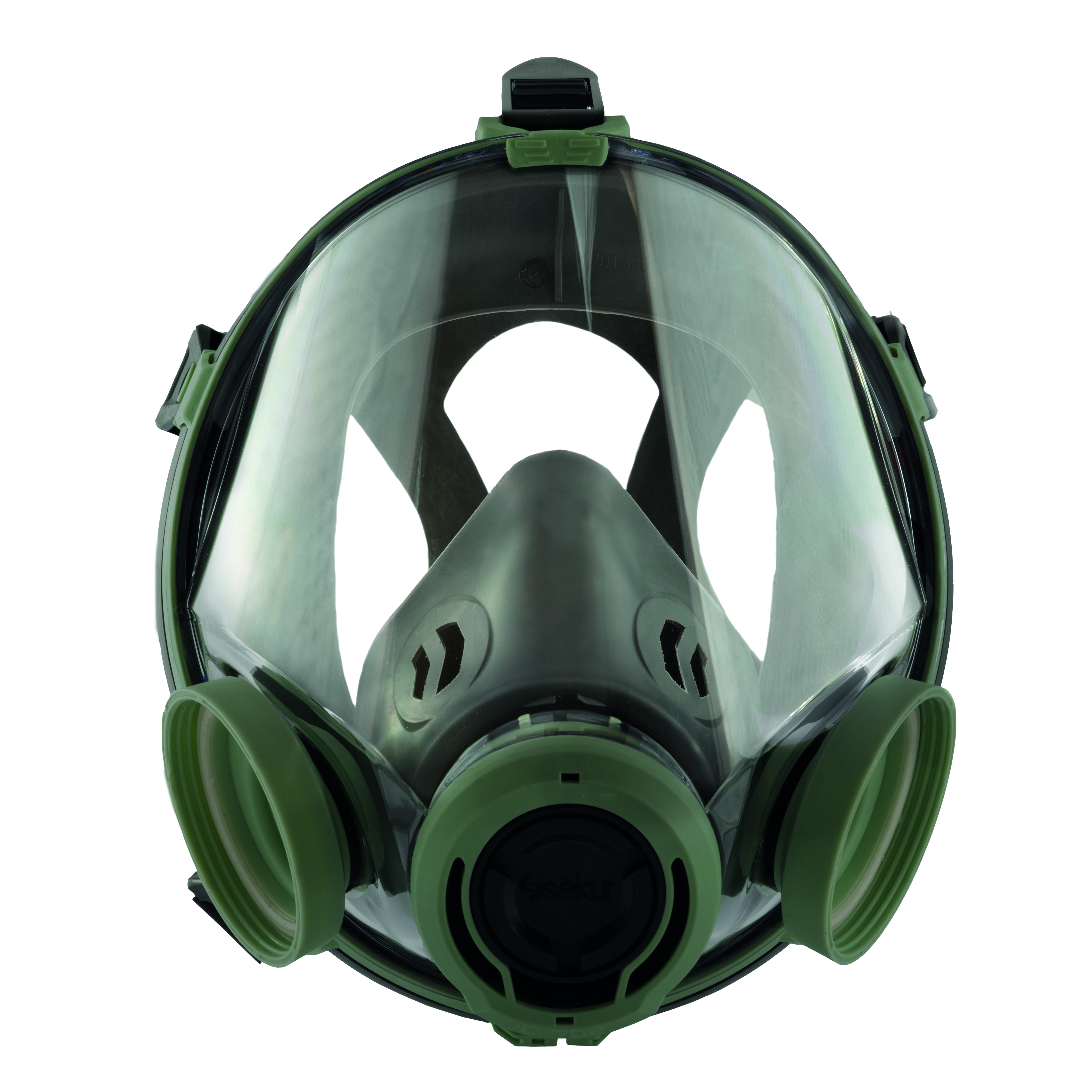 466-888_1 Vollmaske C 702/TWIN (Klasse 3) olive/black