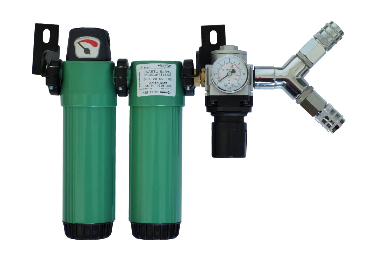 Druckluftfilter D-FL 20 SA-PLUS – Atemluftfilter für 2 Geräteträger